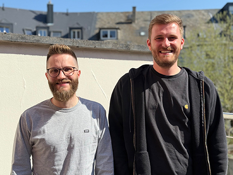 Hausleitungen Dominik Gerber und Maurice Marx